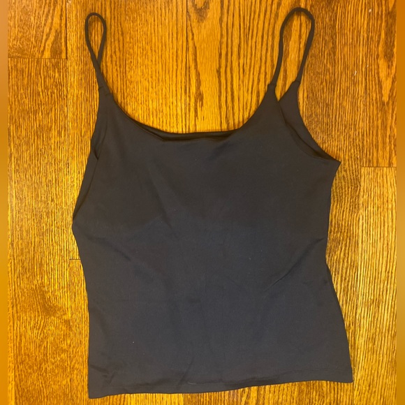 Carilyn Vaile black tank top with built in bra - Picture 1 of 5